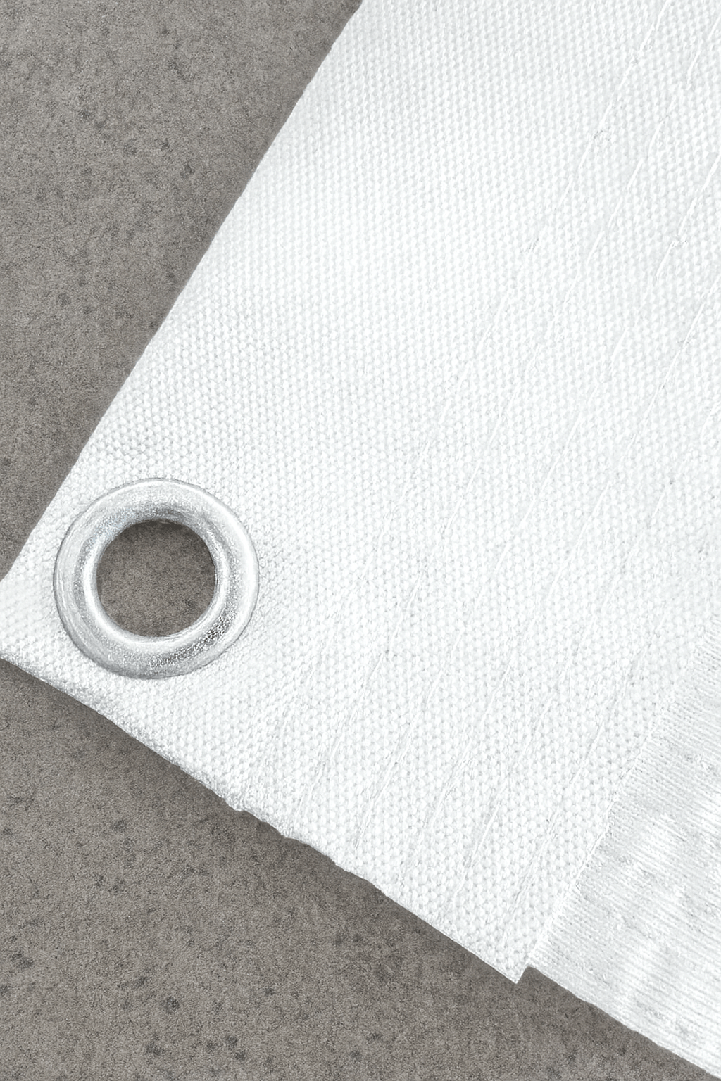 Fest Flags 2 Grommets ON White Oxford Sleeve Left