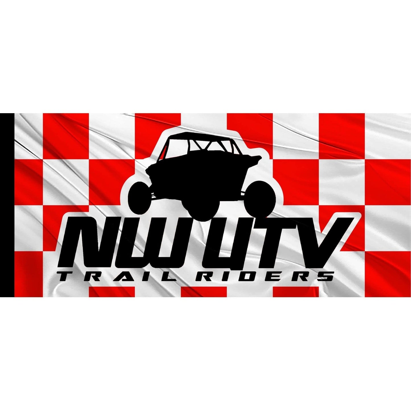 Fest Flags Custom ATV Flags Custom Safety Whip Flags - (Checkered)