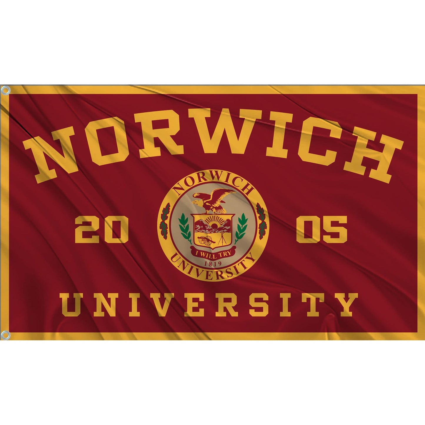 Fest Flags Custom Flags 3 X 5 Feet / Single Sided Norwich University Class Flag