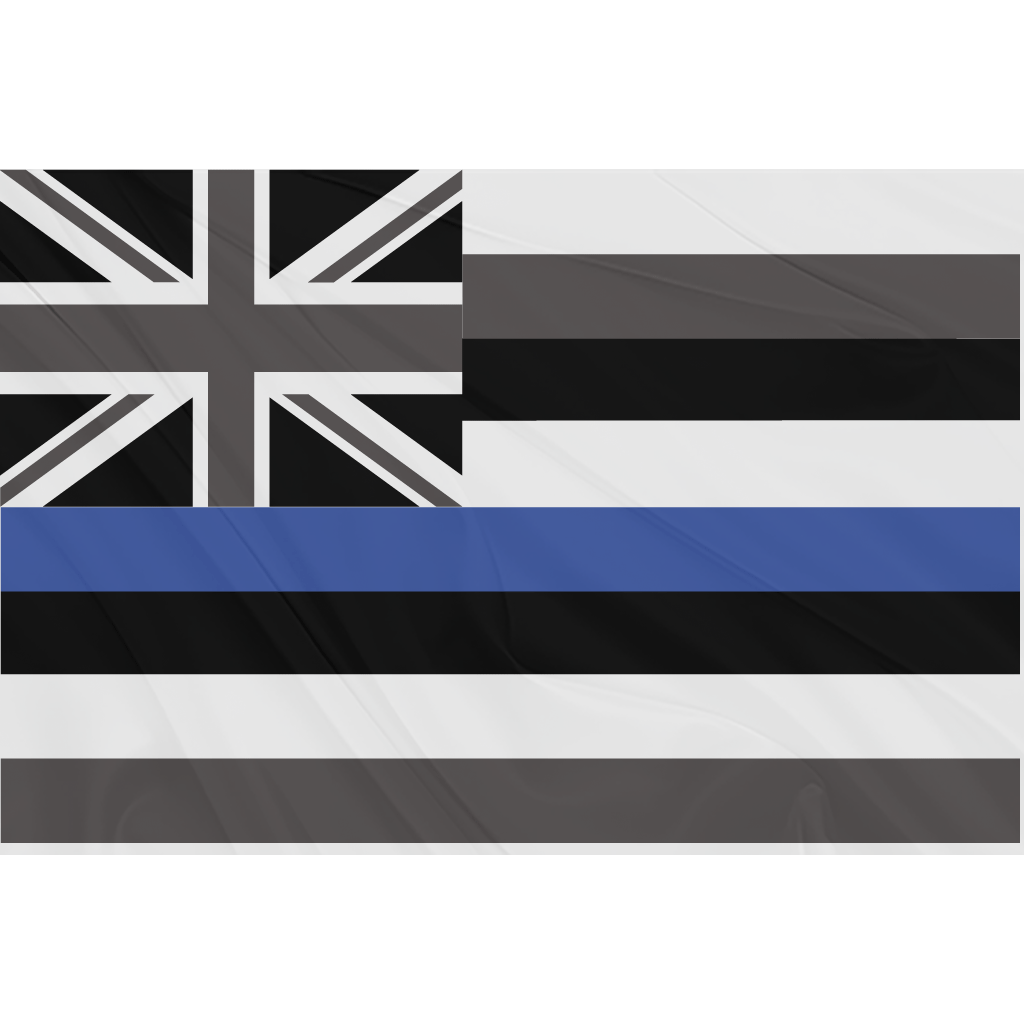 Fest Flags State 6 X 9 Inch Rectangle / Single Sided Hawaii Blueline Flag