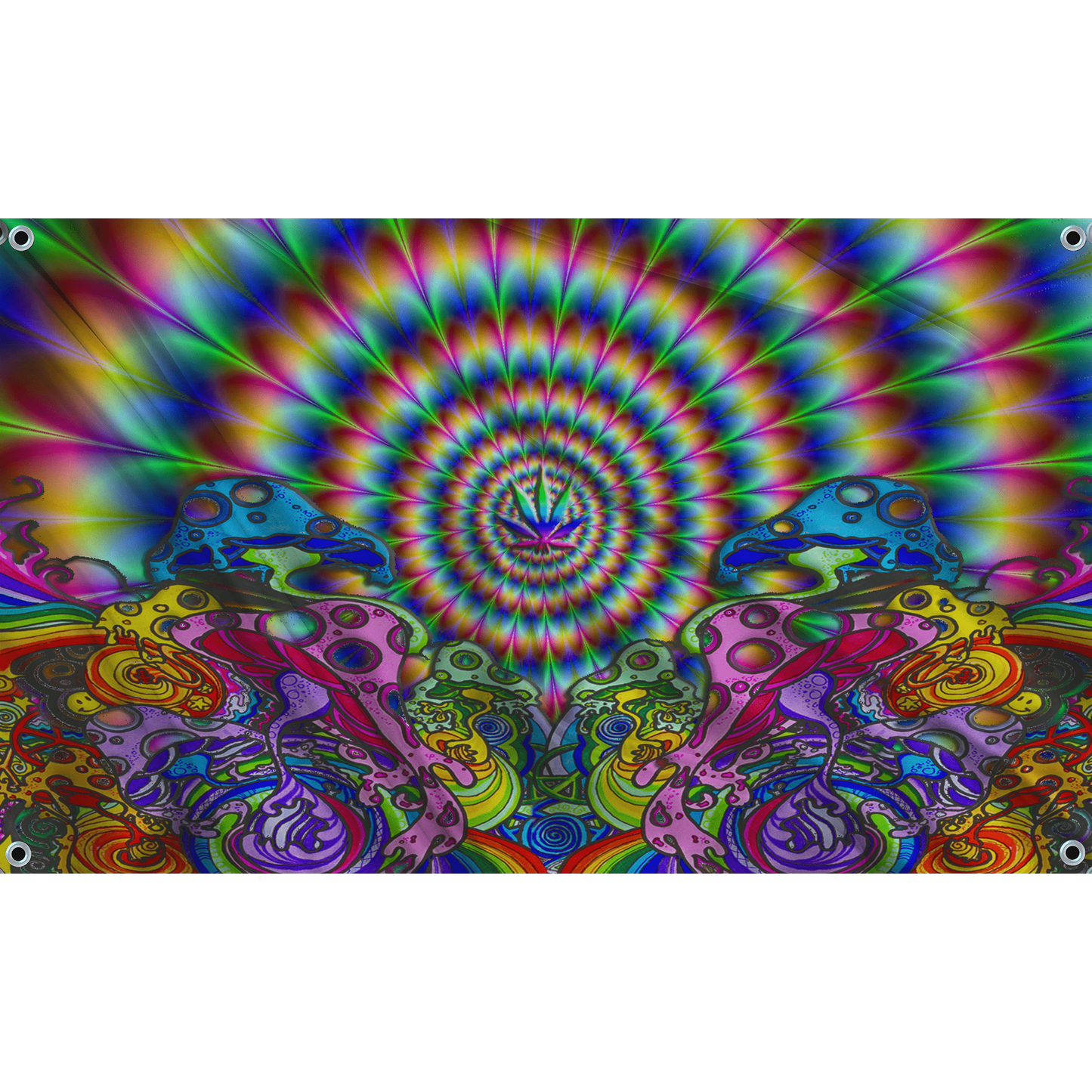 Fest Flags Trippy Shroom Warp