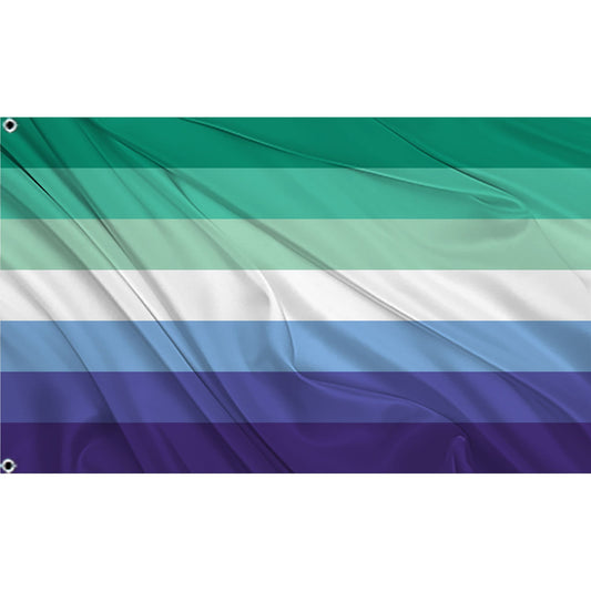 Fest Flags 6 X 9 Inch Rectangle / Single Sided Gay Pride Male Flags