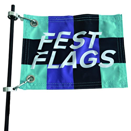 Fest Flags Black ATV Flag Pole Mounting Hardware Combo