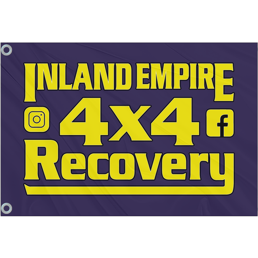 Fest Flags Custom ATV Flags 6 X 9 Inch Rectangle / Single Sided Inland Empire 4x4 Recovery Flag