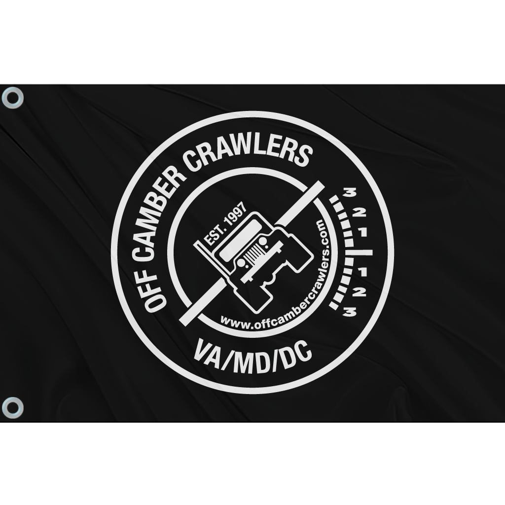 Fest Flags Custom ATV Flags 6 X 9 Inch Rectangle / Single Sided Off Camber Crawlers Flag
