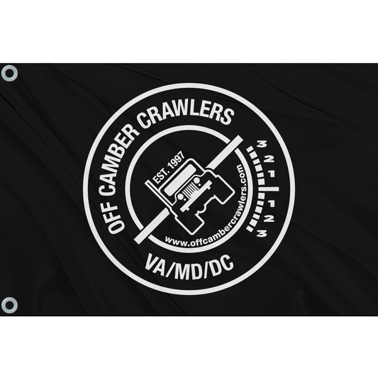 Fest Flags Custom ATV Flags 6 X 9 Inch Rectangle / Single Sided Off Camber Crawlers Flag