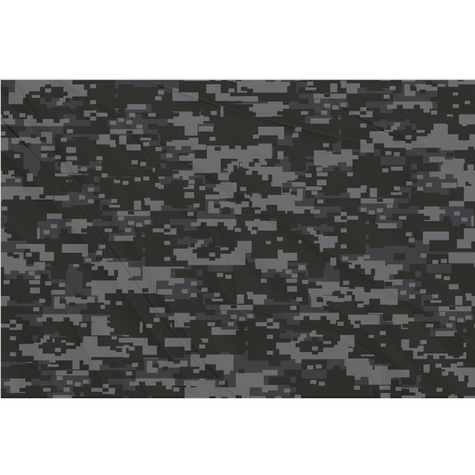 Fest Flags Custom ATV Flags 8 X 18 Inch Rectangle / Single Sided Black Grey Camo Flag