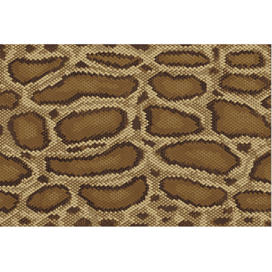 Fest Flags Custom ATV Flags 8 X 18 Inch Rectangle / Single Sided Snake Skin Flag