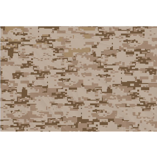 Fest Flags Custom ATV Flags 8 X 18 Inch Rectangle / Single Sided Tan Camo Flag