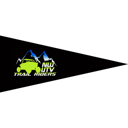 Fest Flags Custom ATV Flags Custom Whip Flags - Dune Flags (Pennant)