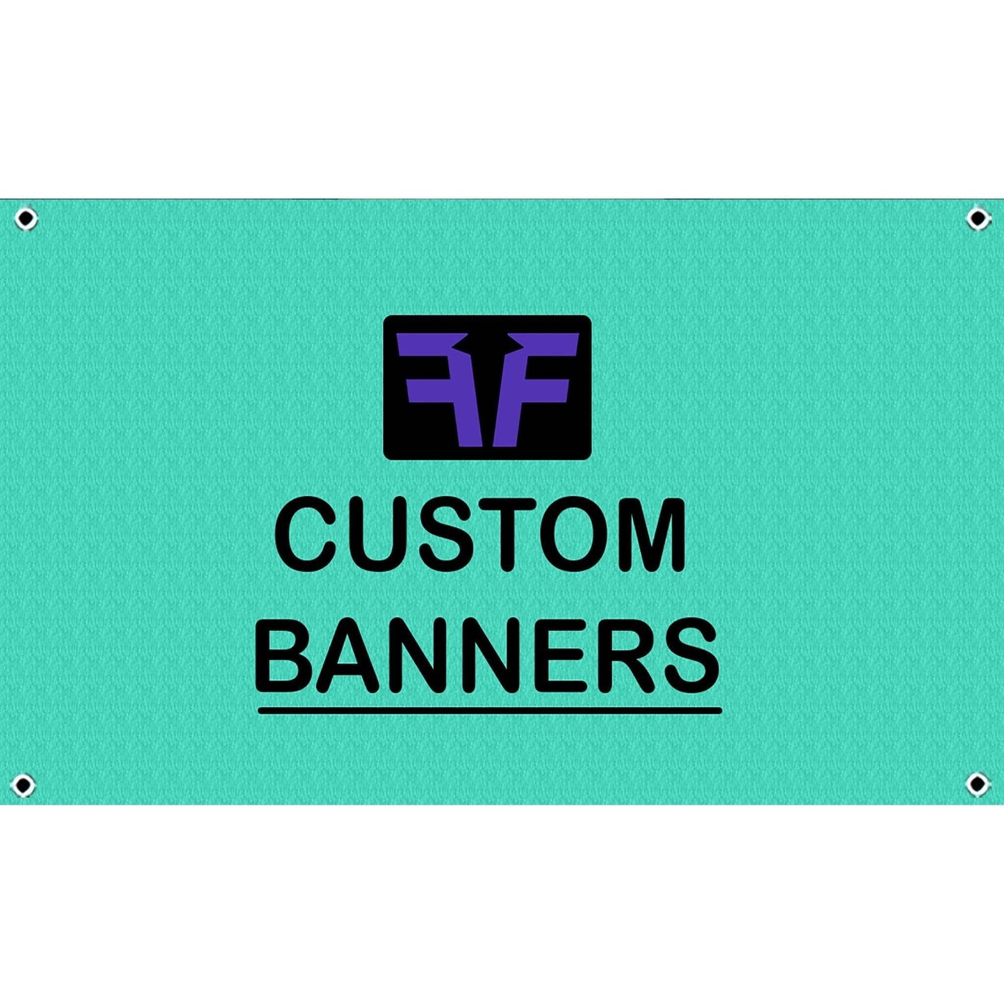 Fest Flags Custom Banners 1 X 3 Feet Custom Banners
