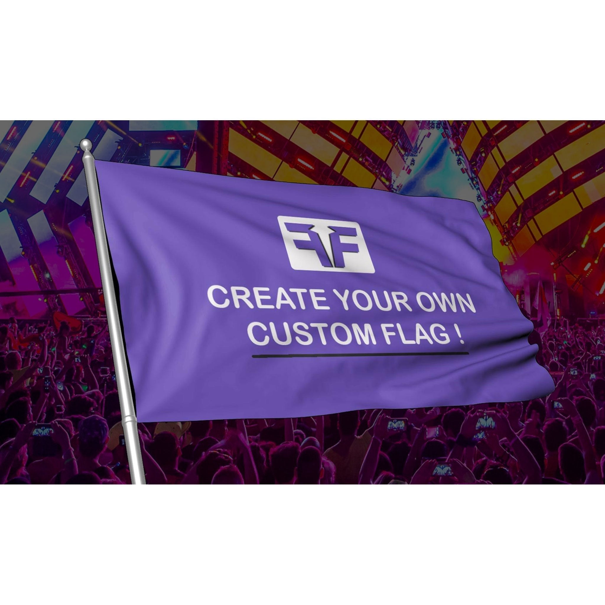 Banderas personalizadas / Banderas de barcos / Bandera personalizada /  Banderas Rave / Bandera personalizada de doble cara / Banderas de  festivales / Bandera EDC / Bandera de festivales -  España