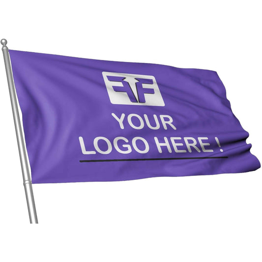 Fest Flags Custom Flags 1 X 2 Feet / Single Sided Custom Flags