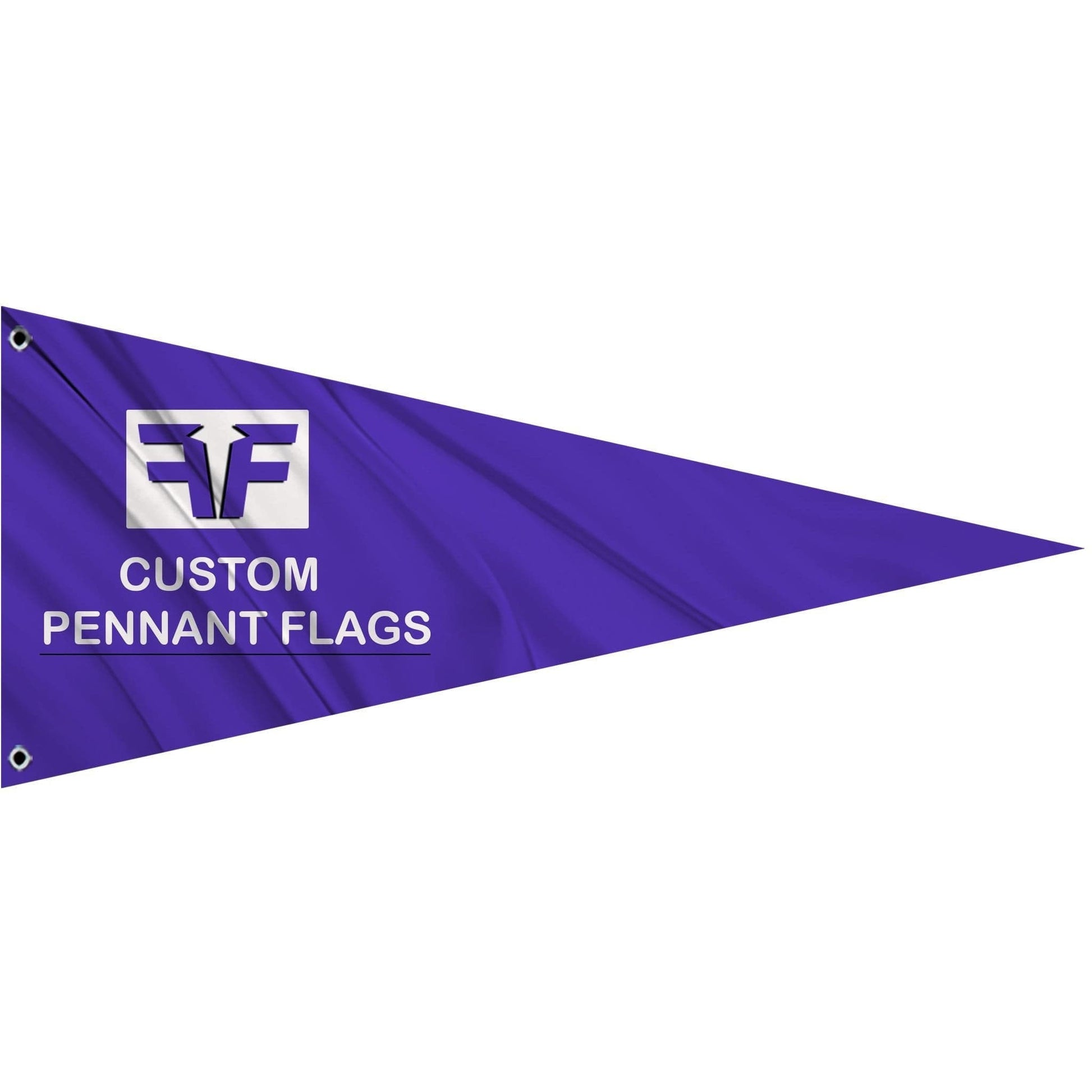 Fest Flags Custom Pennant Flags 8 X 18 Inch Pennant / Single Sided Custom Pennant Flags