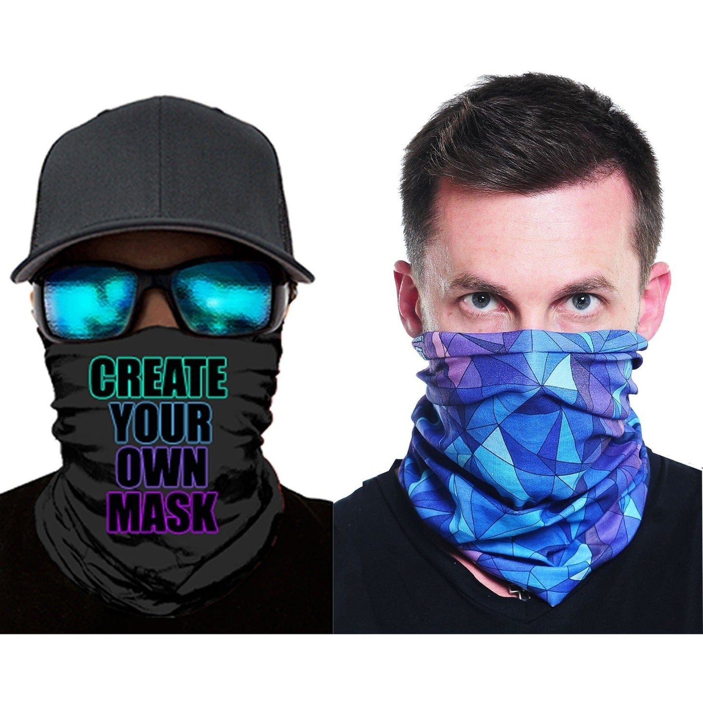 Fest Flags Mask 25 Custom Masks Custom Masks ( ATV, Festival, Rave, Hunting, Fishing, Snowboarding)
