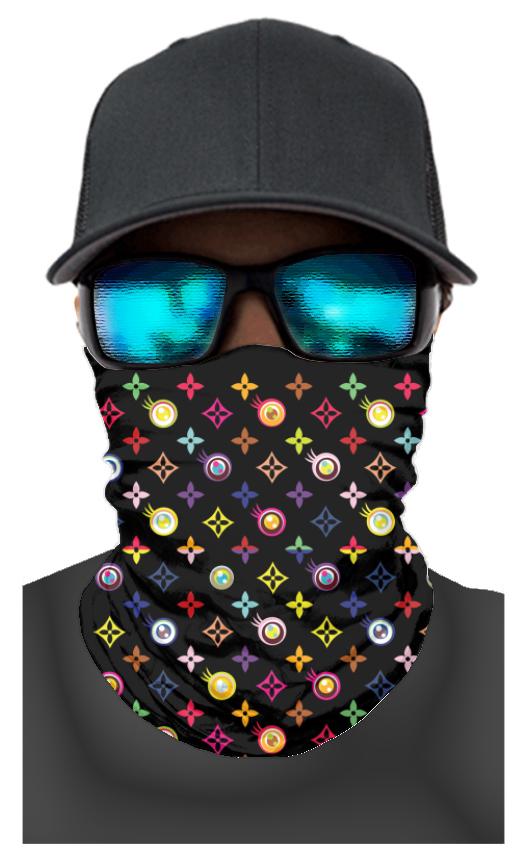Fest Flags Seamless Mask - Print 001 - Dark Couture