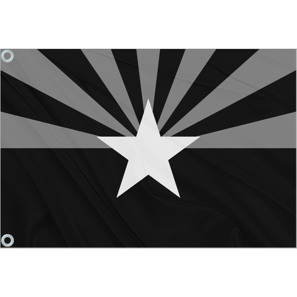 Arizona State Flag - Black Grey – Fest Flags