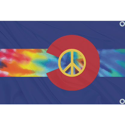 Fest Flags State Colorado Peace Flag