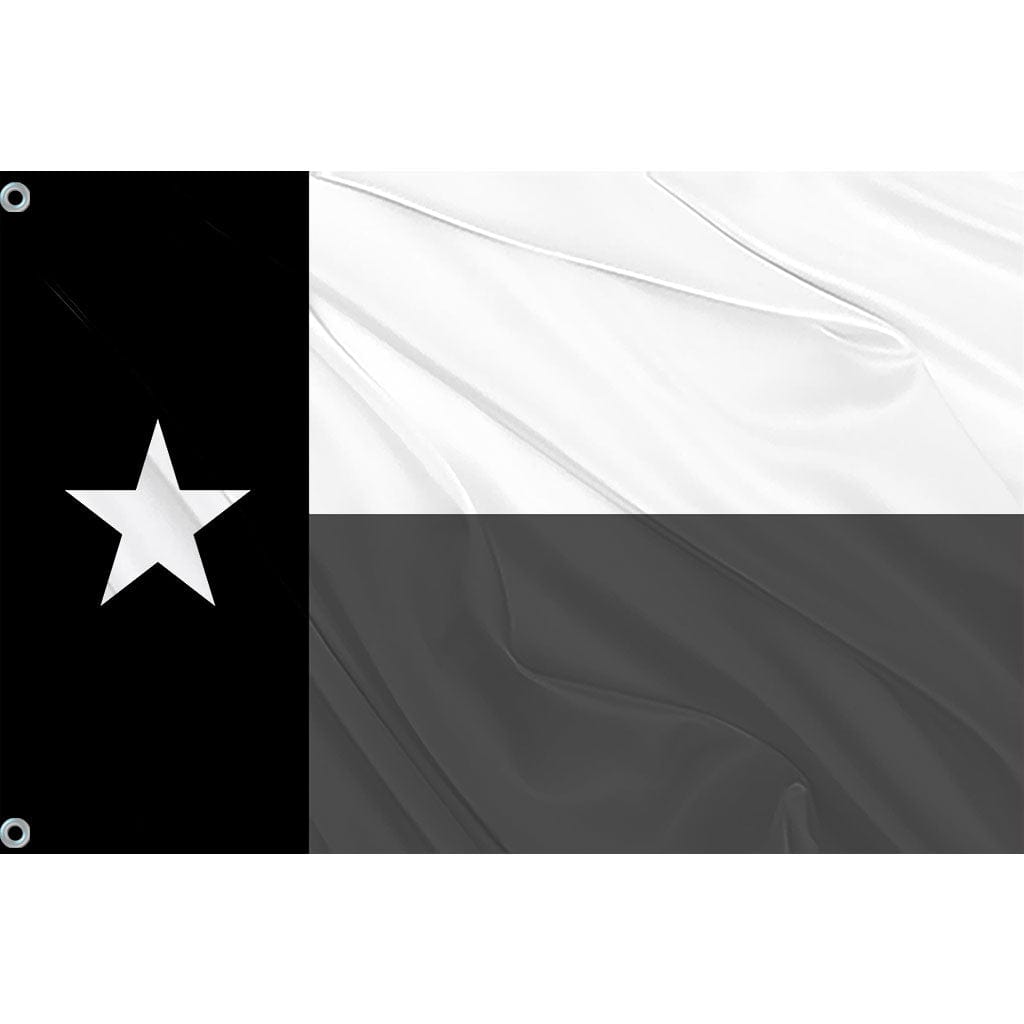 Texas State Flag - Black Grey – Fest Flags