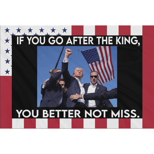 Trump King Flag - Civil Peace