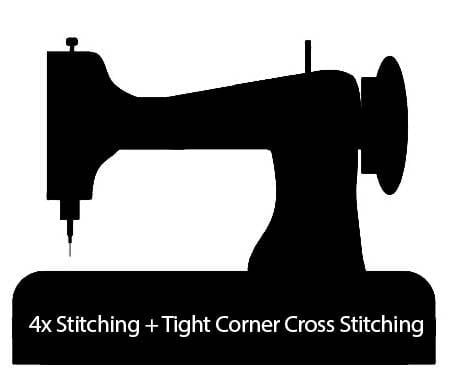 Fest Flags Upgrades 4x Edge Stitching + Tight Corner Cross Stitch + { $3.99 }