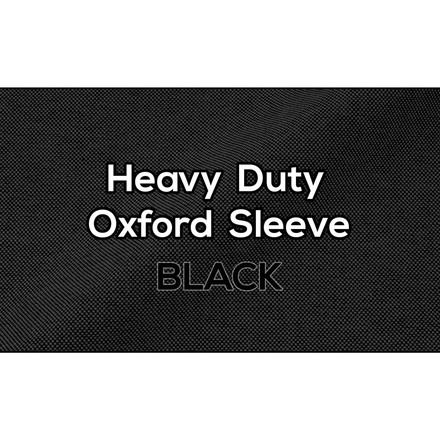 Fest Flags Upgrades Heavy Duty Oxford Sleeve + Rope - Black