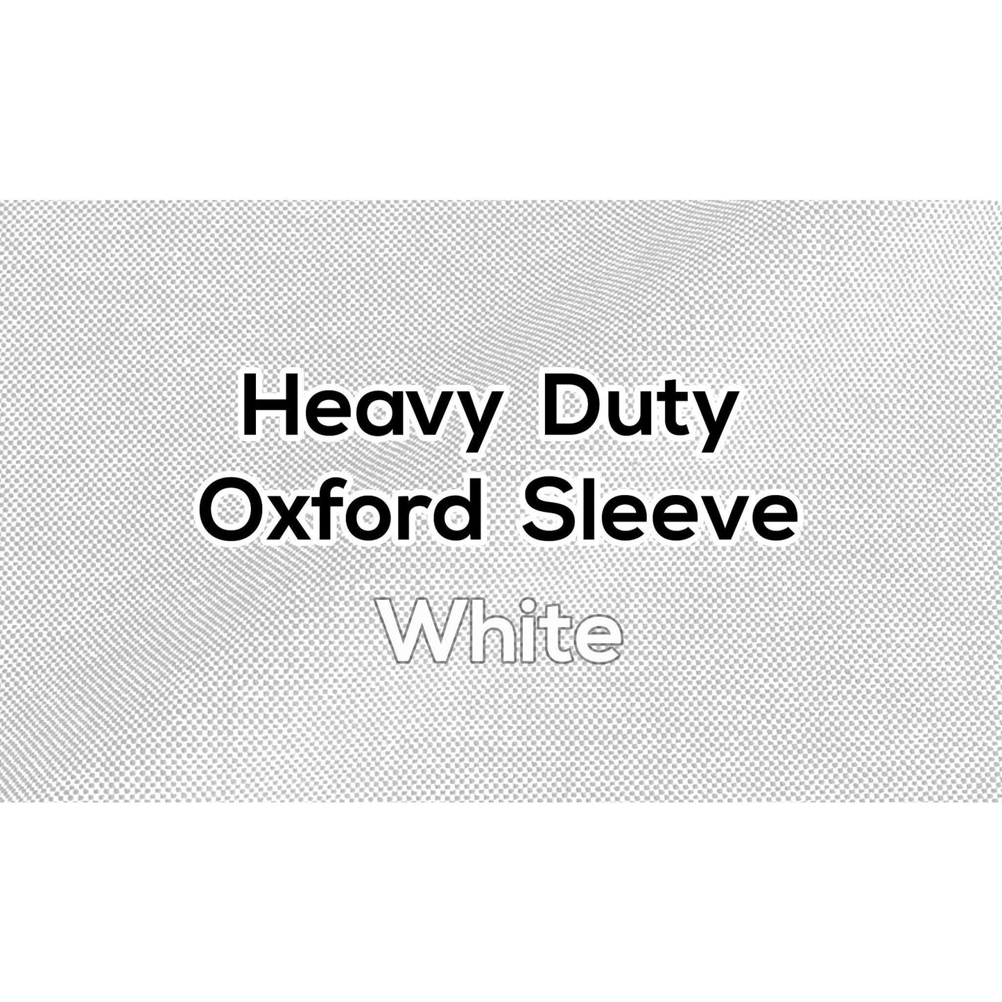 Fest Flags Upgrades Heavy Duty Oxford Sleeve + Rope - White