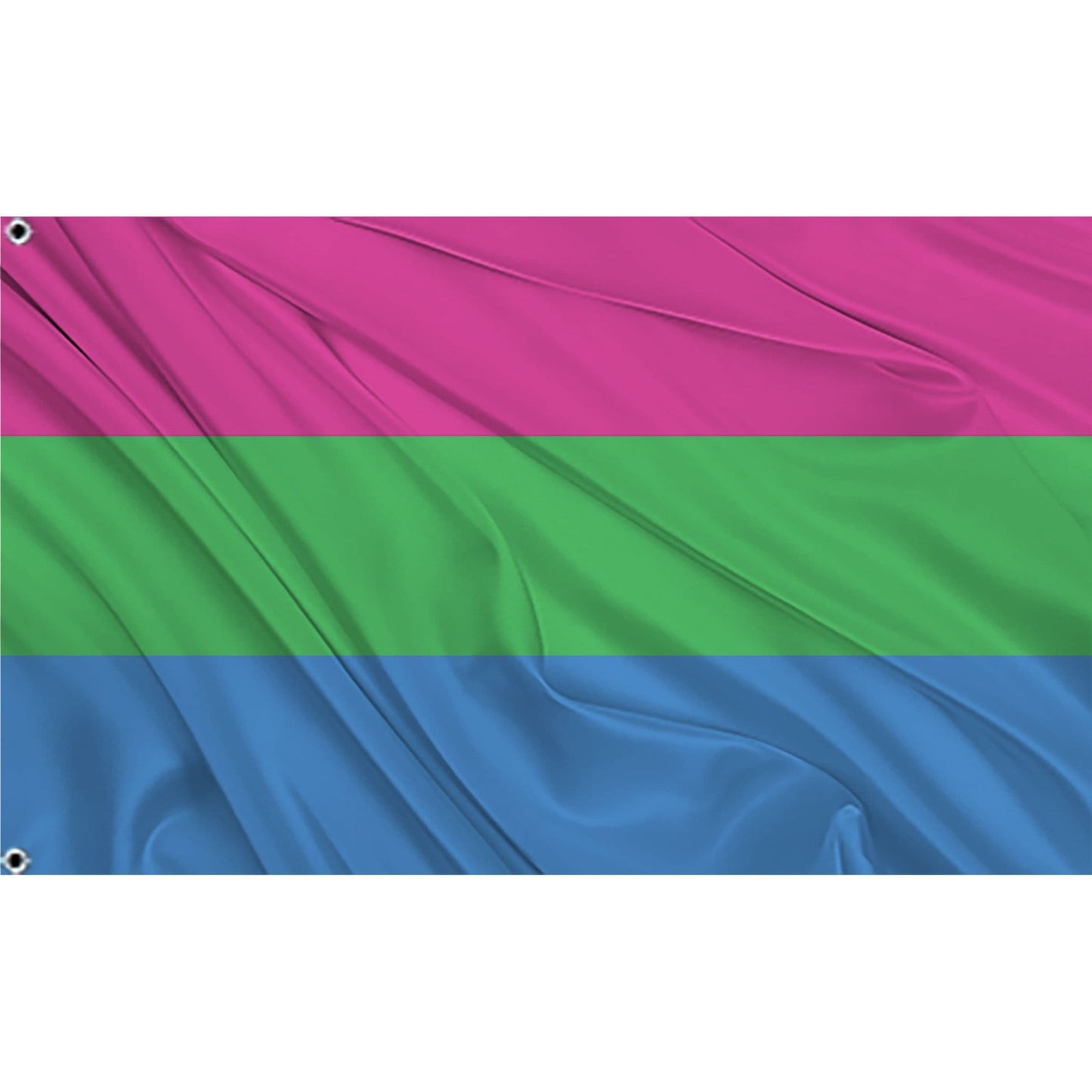 festflags 6 X 9 Inch Rectangle / Single Sided Polysexuality Pride Flags