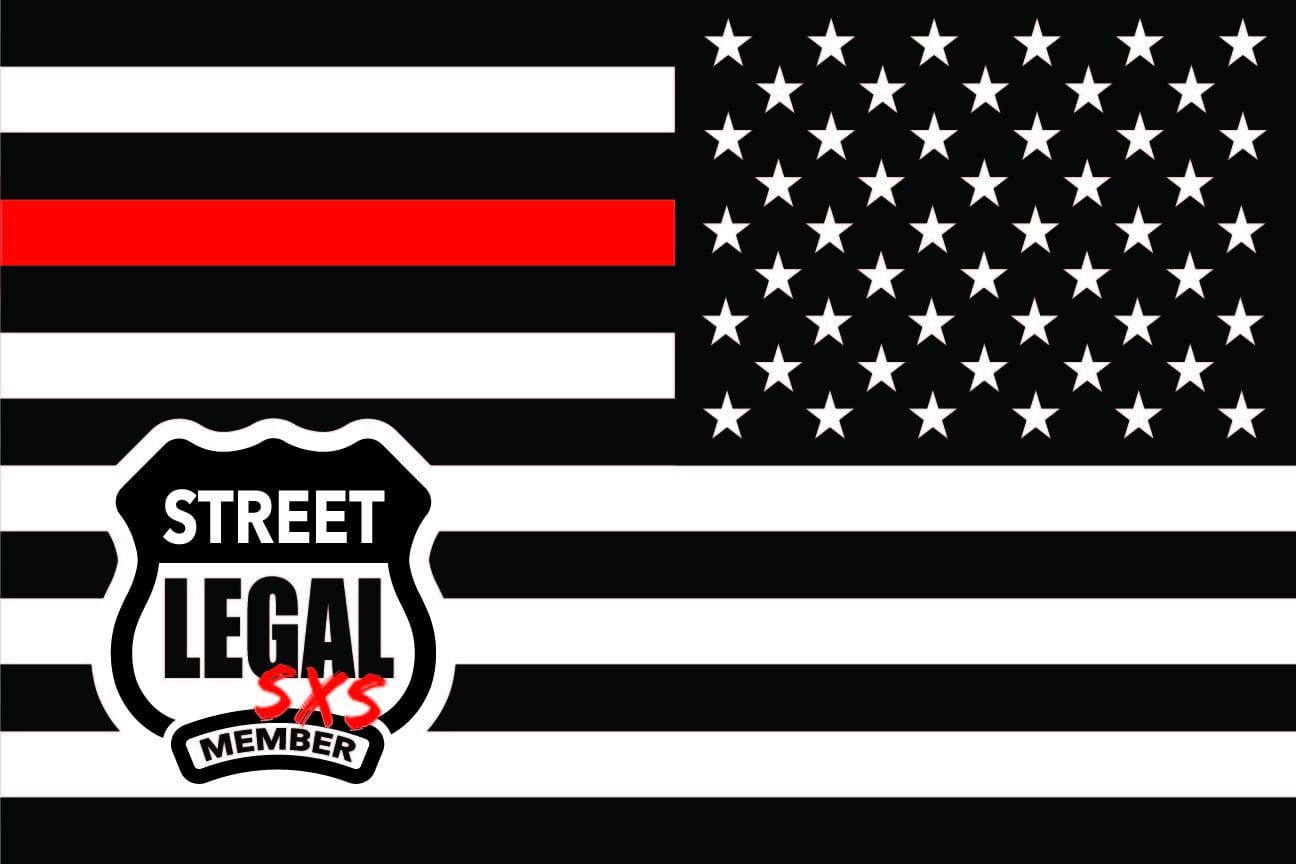 festflags Custom ATV Flags StreetLegal.us - Whip Flags - Red Line