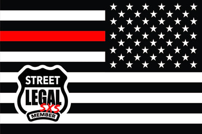 festflags Custom ATV Flags StreetLegal.us - Whip Flags - Red Line