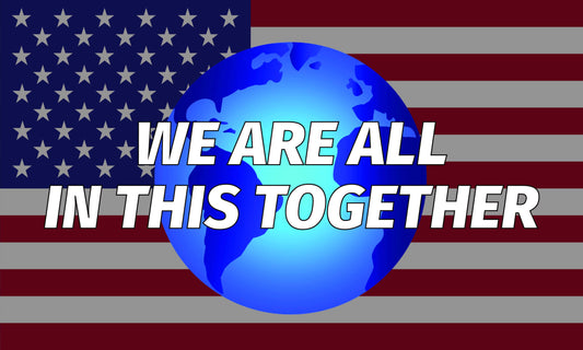 festflags Custom Flags 2 X 3 Feet / Single Sided Unity Flag - We Are All In This Together