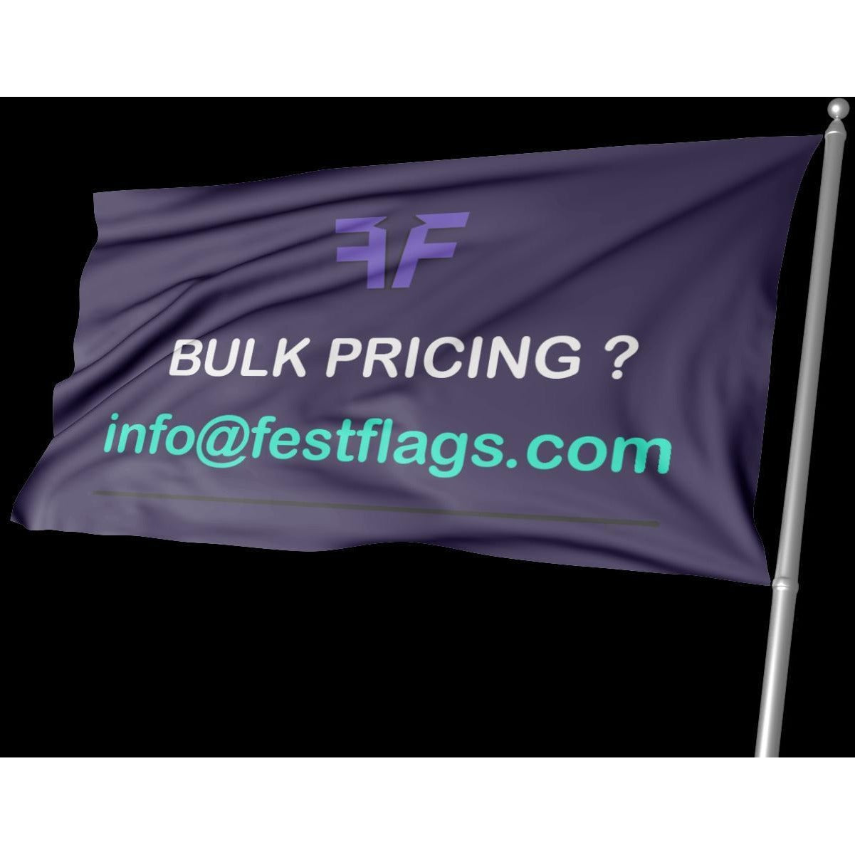 Custom Flags Wholesale / Bulk Pricing Fest Flags