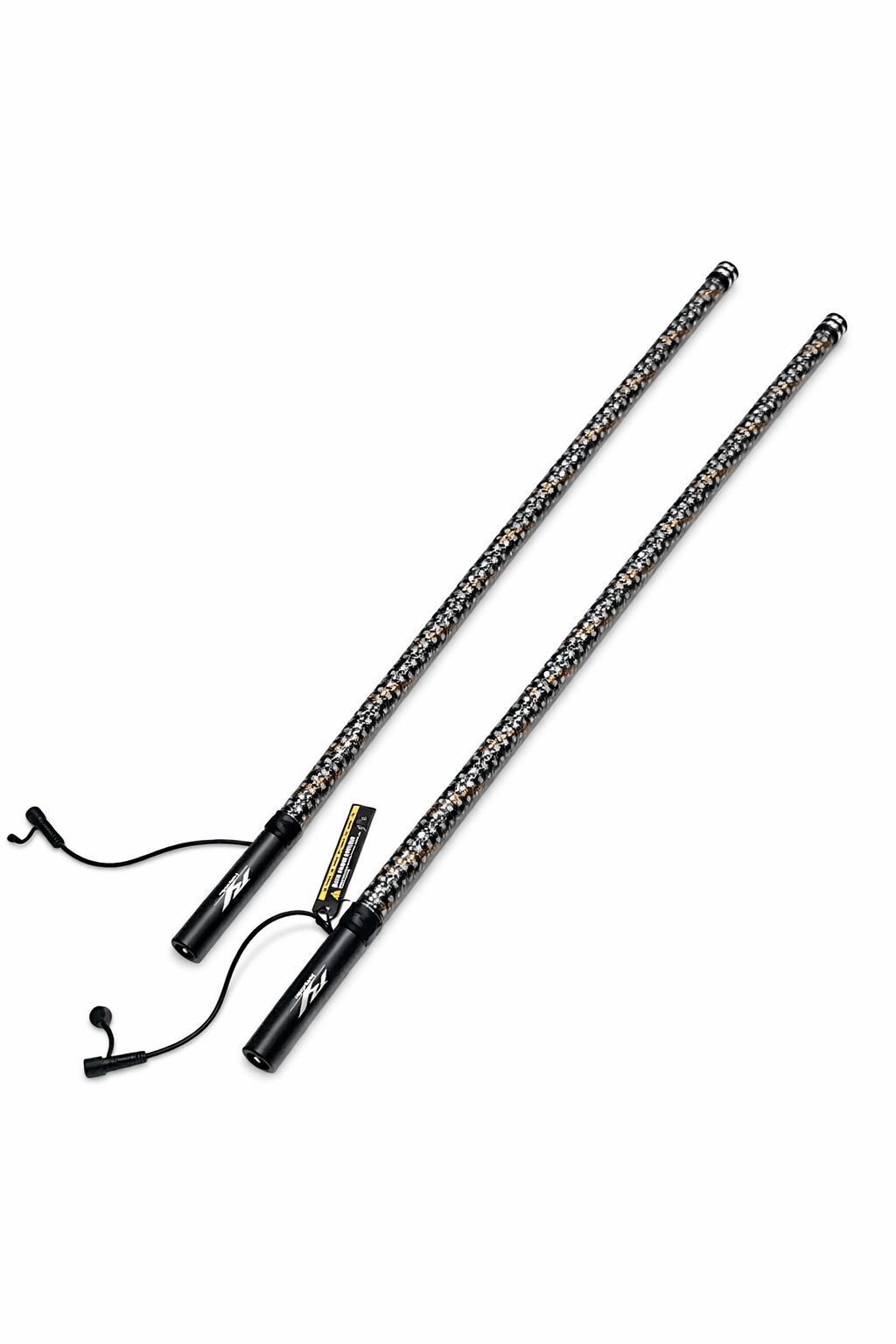 R1 Industries LED Whips Pro Series LED Light Whips – World's Best Lifetime Warranty | 2ft Fatty, 3ft & 4ft | Pair