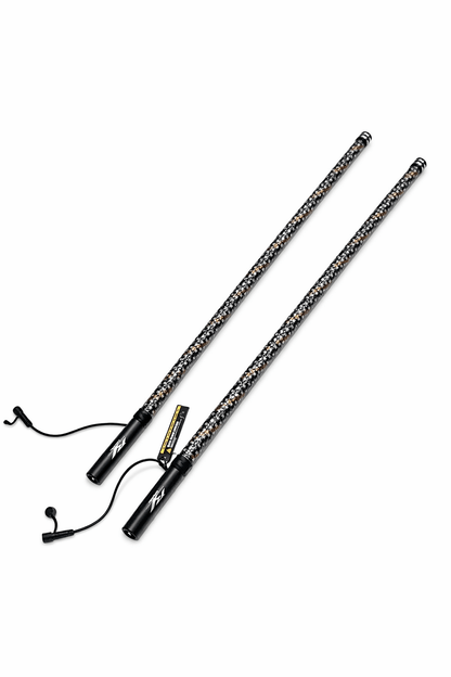 R1 Industries LED Whips Pro Series LED Light Whips – World's Best Lifetime Warranty | 2ft Fatty, 3ft & 4ft | Pair