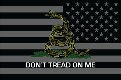 Gadsden | Don't Tread On Me - Whip Flag - Dark - USA